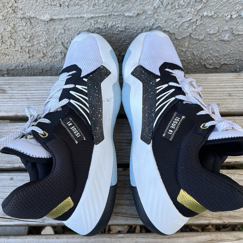Adidas Shoes Men Size 13.5 DON Issue 1 White Donovan Mitchell DON Basketball - Picture 6 of 12
